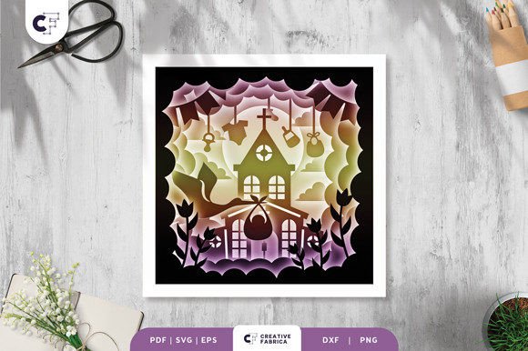 Baby Baptism 3D Shadow Box: A Creative and Meaningful Craft Project