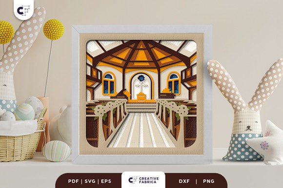 Church Aisle 3D Shadow Box: A Creative Way to Celebrate Faith and Craft