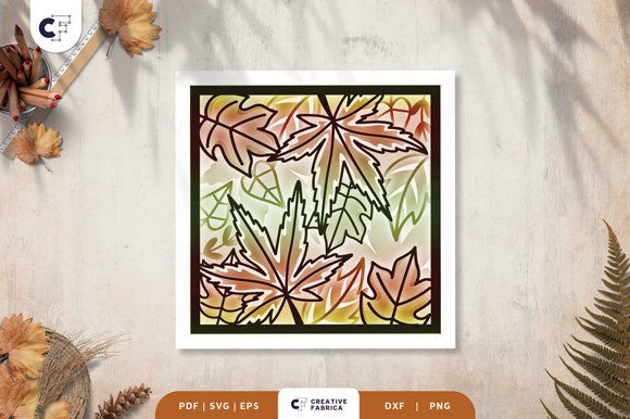 Fall Leaves 3D Shadow Box SVG: A Creative Way to Celebrate Autumn