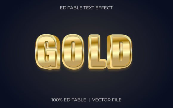 Gold Text Effect Design: Elevate Your Visuals with Elegance and Shine
