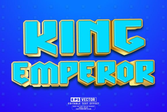 King Emperor 3d Editable Text Effect Vec: A Versatile Tool for Designers
