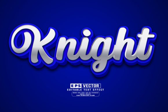 Knight 3d Editable Text Effect Vector: A Game-Changer for Digital Designers