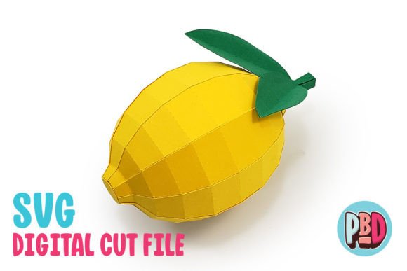 Lemon 3D Papercraft: A Creative and Practical Design for Enthusiasts