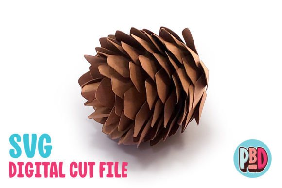 Pinecone 3D Papercraft