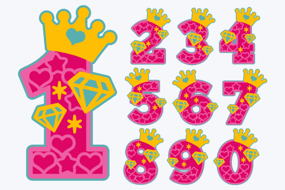 Princess 3D Numbers: A Creative Tool for Designers and Crafters