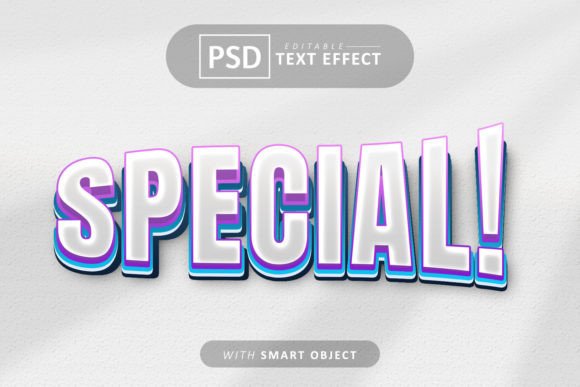 Special Text - Editable 3D Font Effects