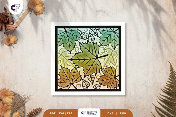 Various Fall Leaves 3D Shadow Box: A Creative Way to Celebrate Autumn
